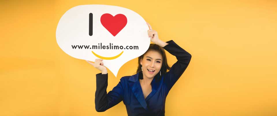 A woman loving miles limo
